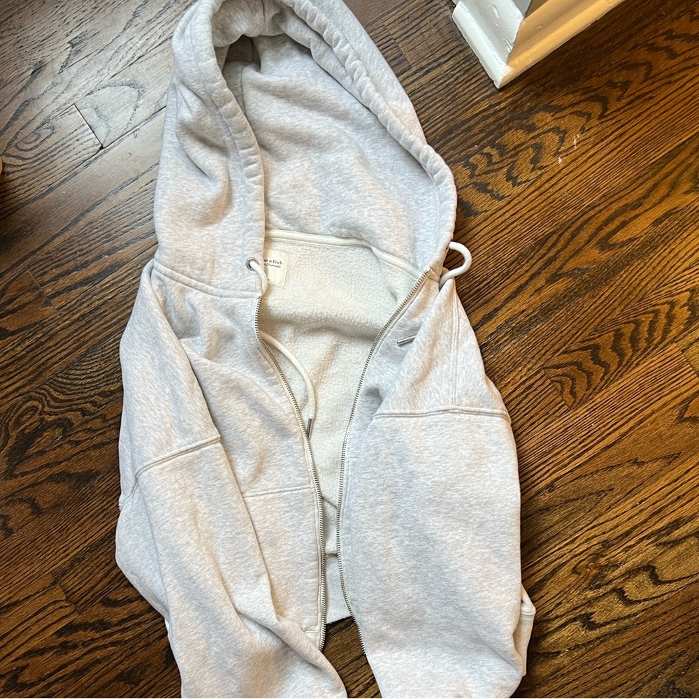 Gray Hooded Sweatshirt